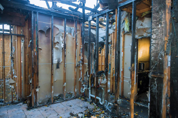 Professional Emergency Fire Cleanup technician working in Moyie Springs, ID